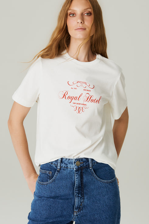 T-SHIRT HOOD MOOD OFF WHITE